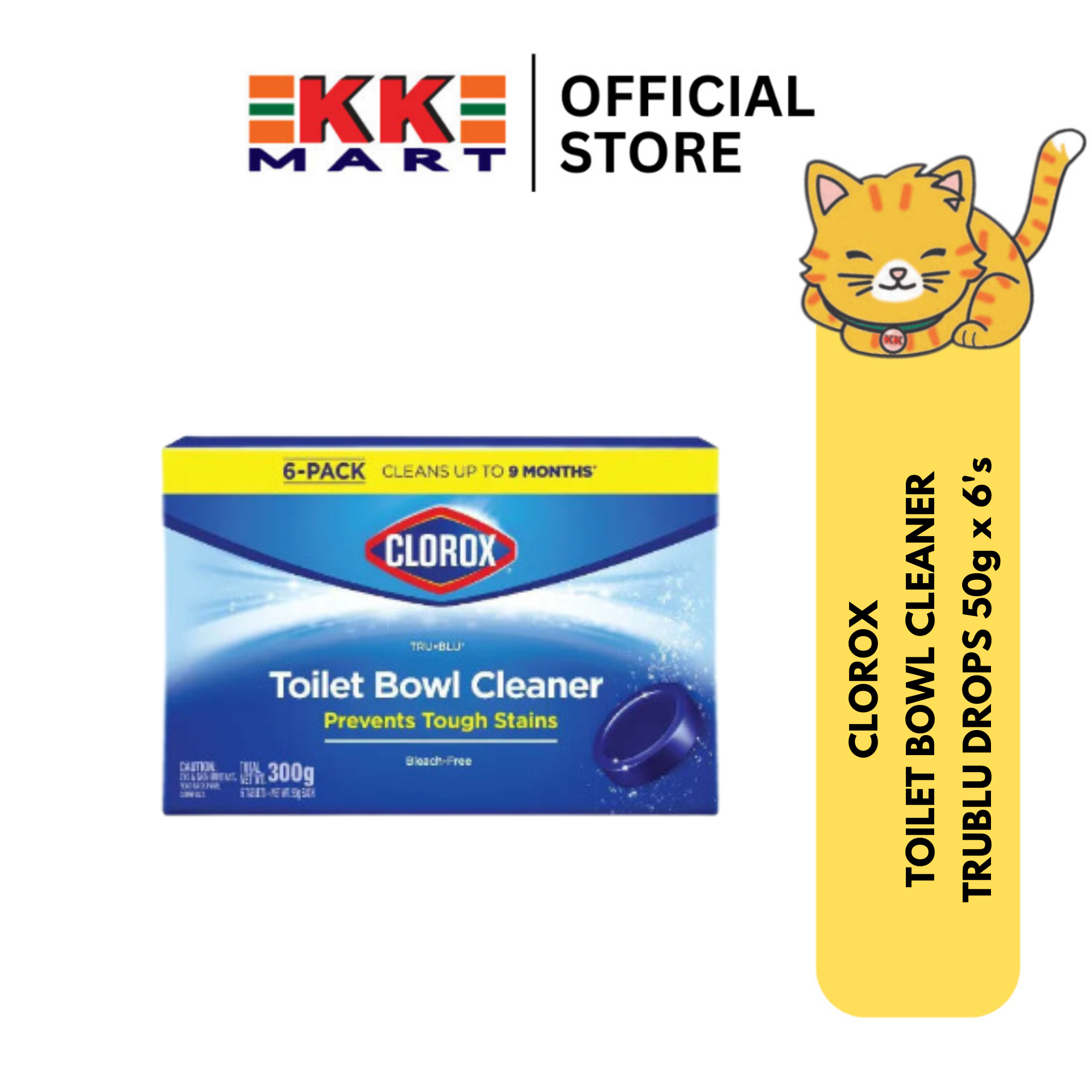 Clorox Toilet Bowl Cleaner Trublu Drops 50g x 6's